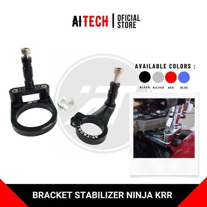 Breket Stabilizer Dudukan Steering Damper Ninja RR Aitech