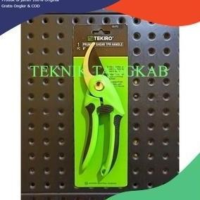 TEKIRO Gunting Dahan 8 Inch Bengkok Gagang TPR Gunting Taman Ranting