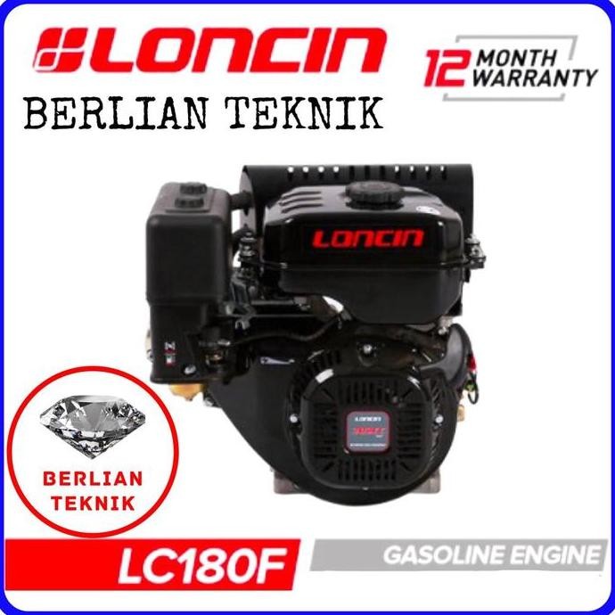 Mesin Penggerak Bensin Engine Gasoline Loncin LC180F / 10 HP