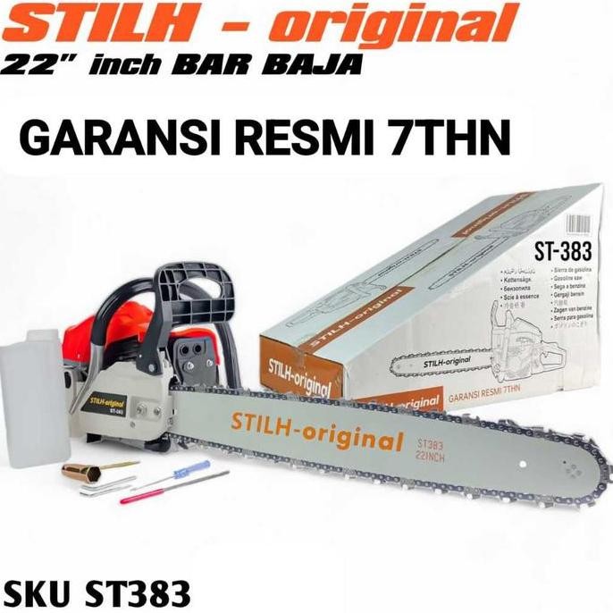 PROMO  Chainsaw senso STILL ST383 22INCH chainsaw 2 tak mesin senso gergaji kayu pohon GARANSI 5 TAH