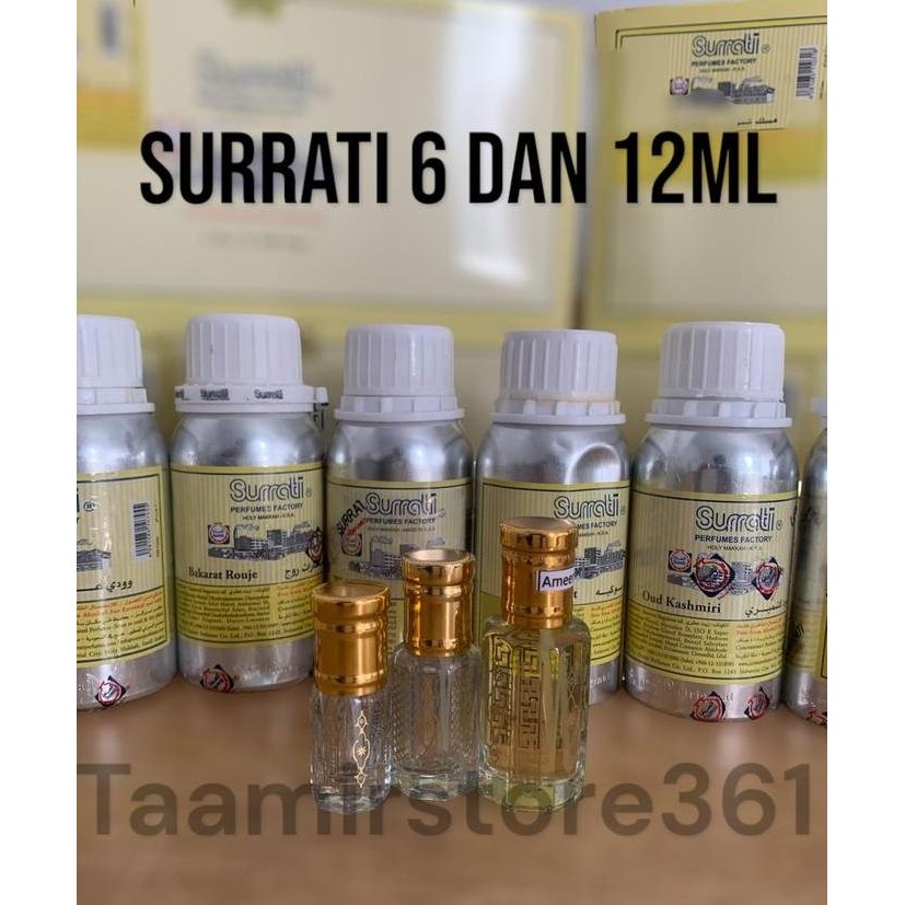Parfum Surrati 6ml dan 12ml Murni 100% tanpa campuran