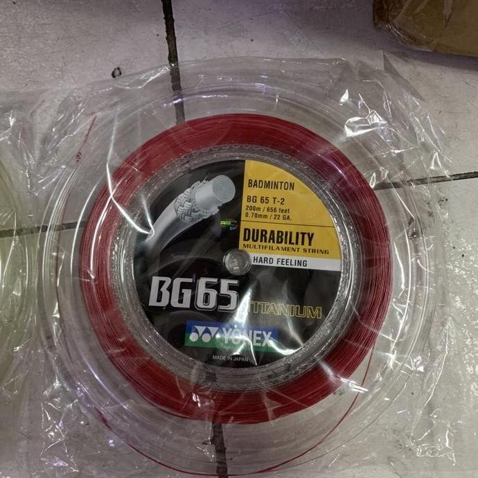 Senar Raket Badminton 65Ti 65 Titanium Roll