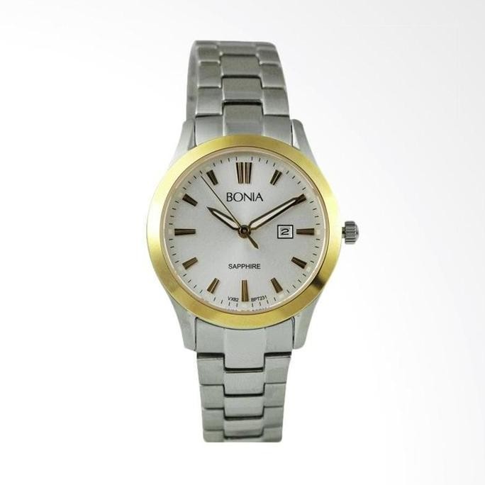 [original] Bonia BPT231-2112 Jam Tangan Wanita Stainless Steel Silver LA