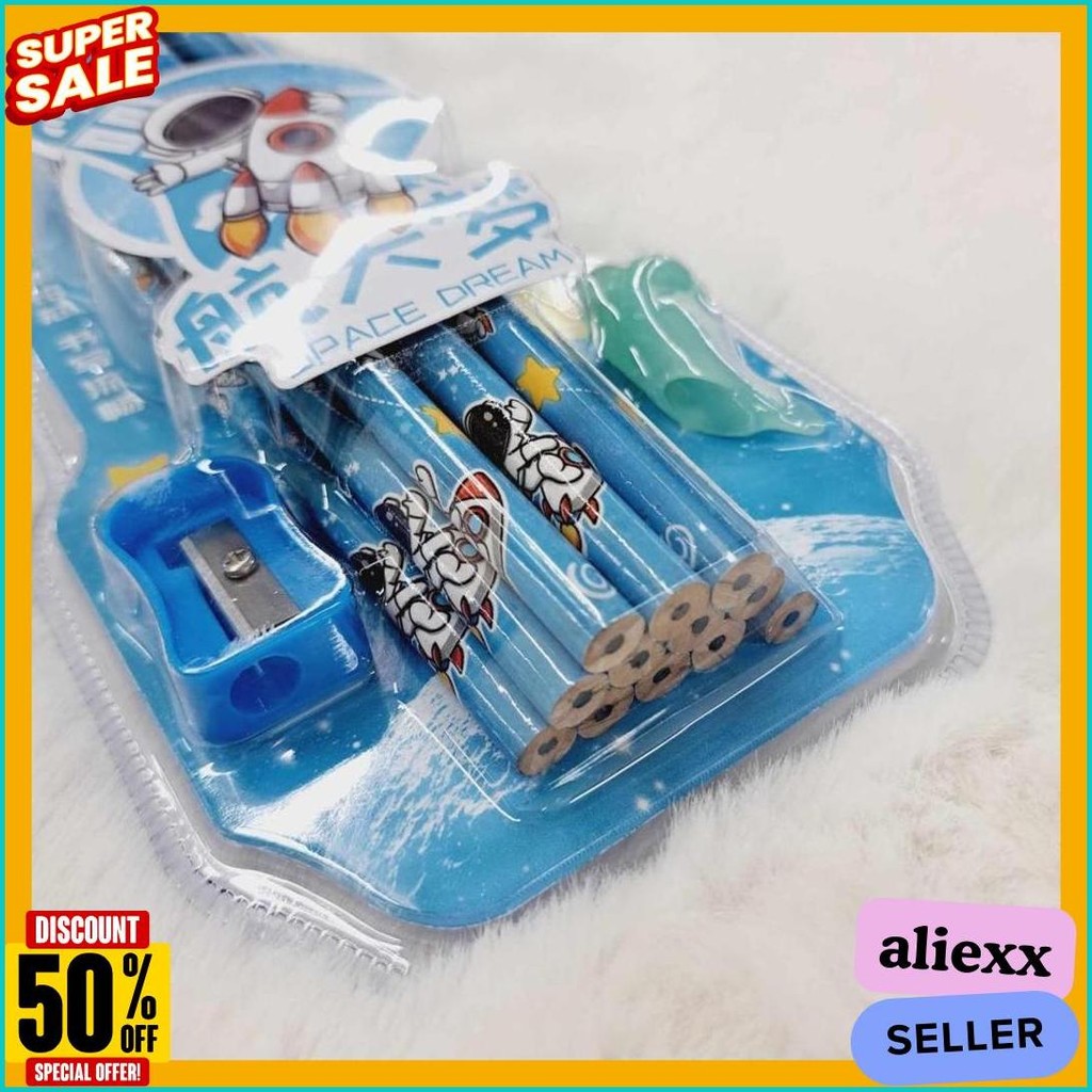 

Pensil Raut Hb Space Dream Set Alat Tulis Sekolah Stationery 12Pcs Terlengkap Dan Termurah