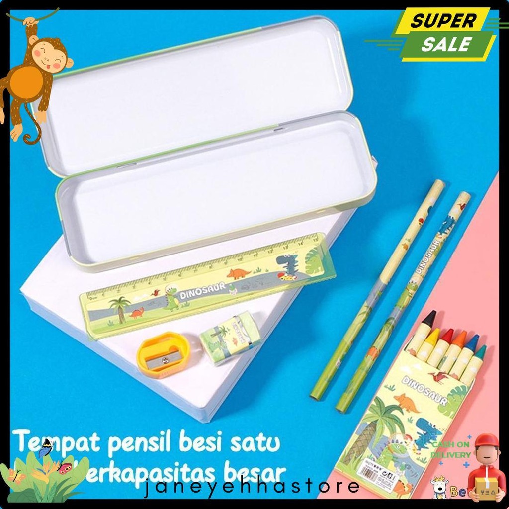 

Bevavar Kotak Pensil Anak Sd Kartun Stationery Set Lengkap Alat Tulis Set Diskon Setengah Harga