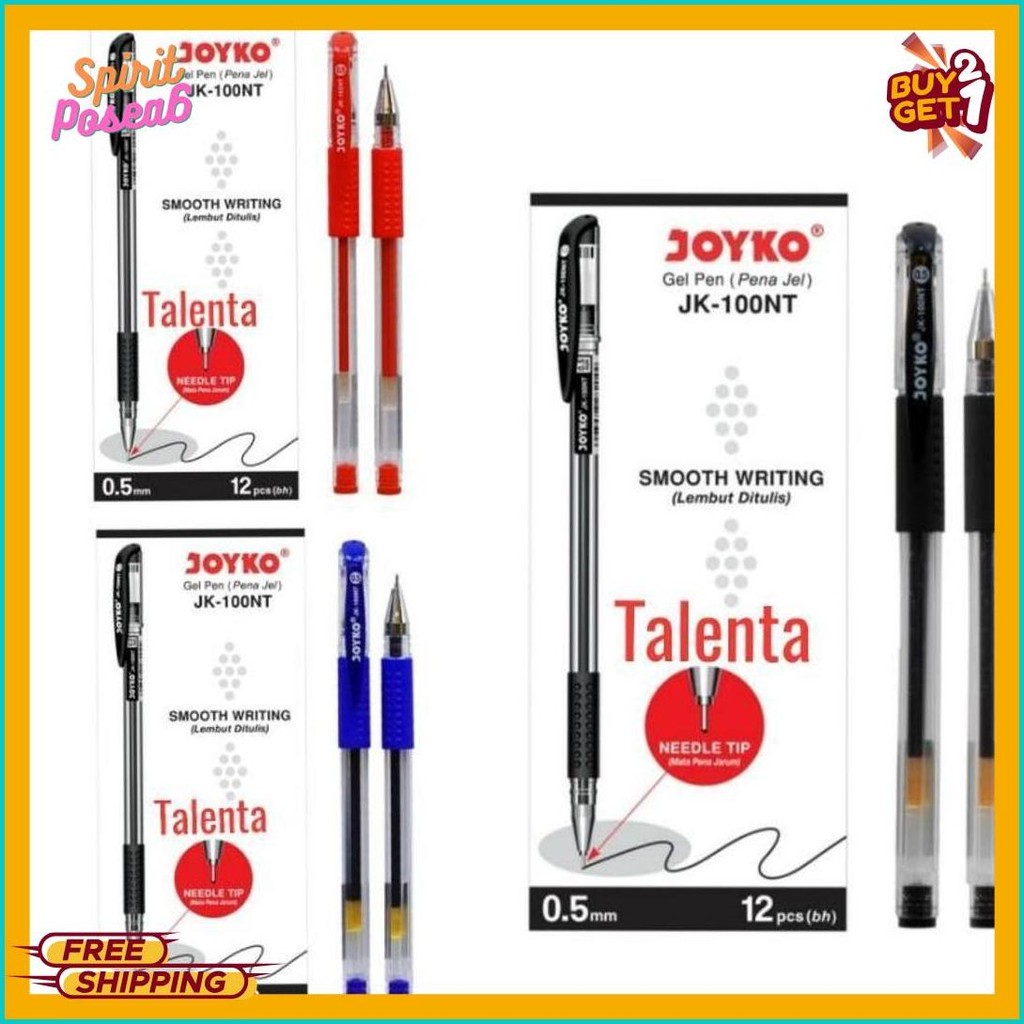 

Pulpen Gel Joyko Jk 100Nt 0.5Mm Grosir 12 Pcs Terlaris! Produk Ini Banyak Dicari
