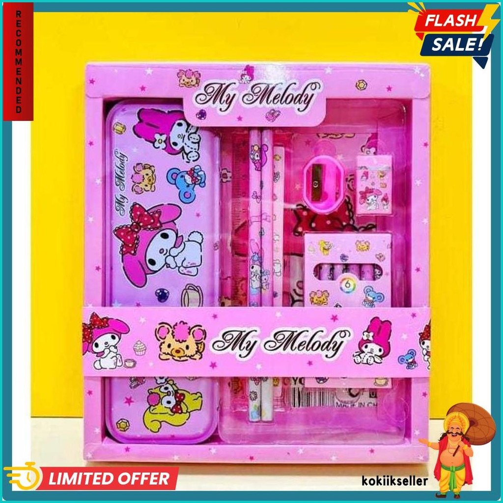 

Alat Tulis Tempat Pensil Study Set Anak Karakter Sanrio Lucu Kode 8015 Flash Sale! Diskon Hingga 70%
