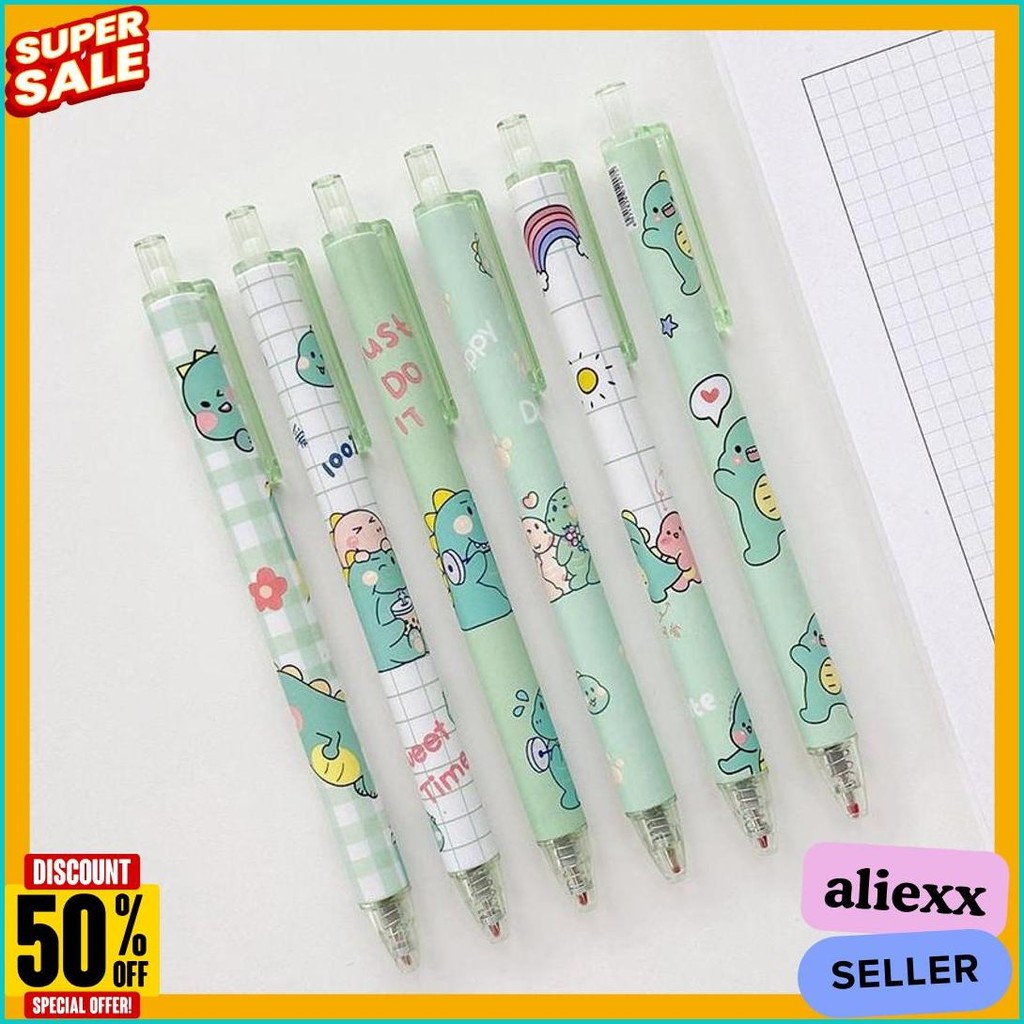 

Winzige Set 6Pcs Pulpen Gel Lucu 0.5Mm Pulpen Aesthetic Retractable Gel Pens Pen Mekanik Tinta Hitam Flash Sale! Diskon Hingga 70%
