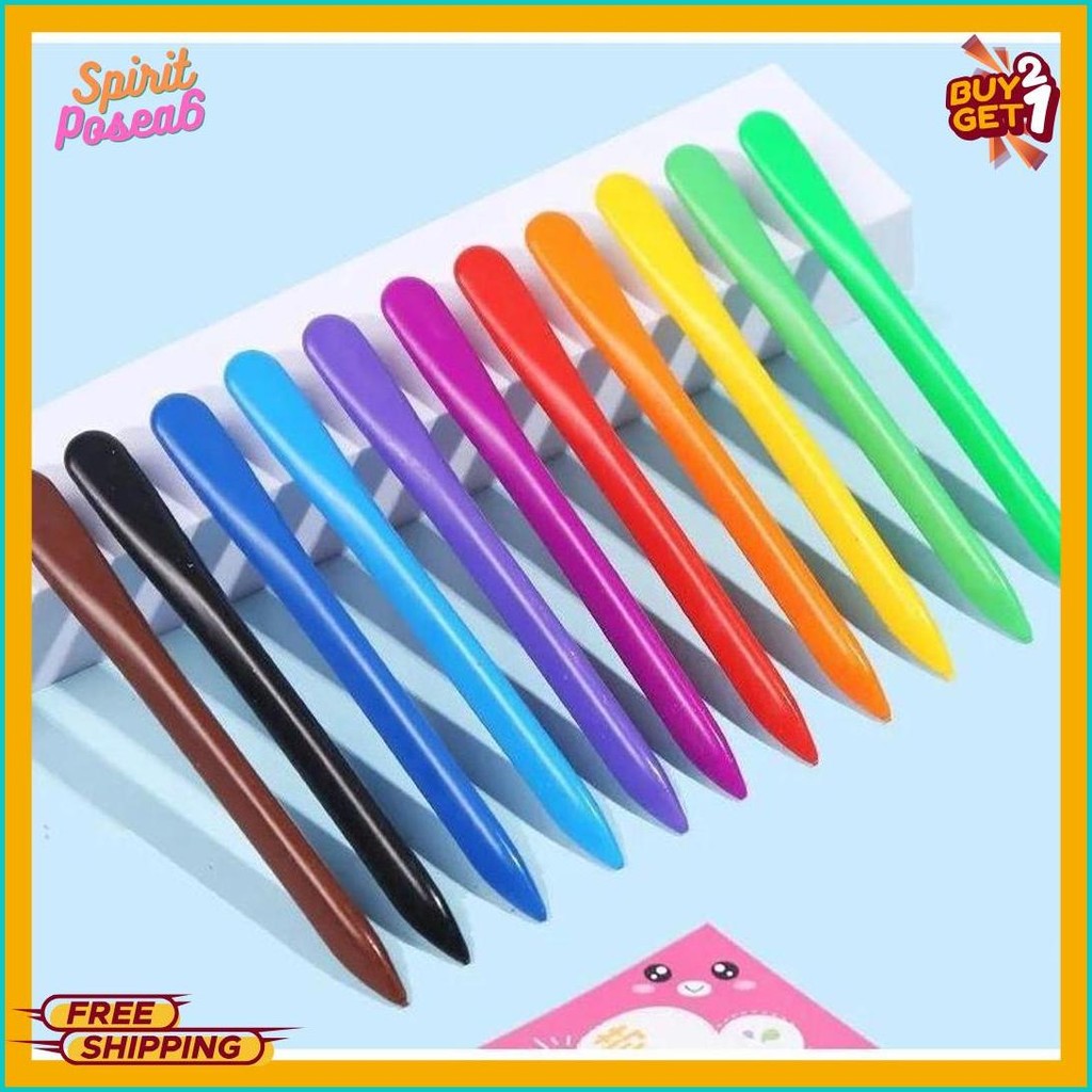 

Puluz High Quality Crayon Lab Non Toxic Crayon Triangular Crayon Lab Triangle Crayon Plastik Anti Kotor Tangan Diskon Setengah Harga