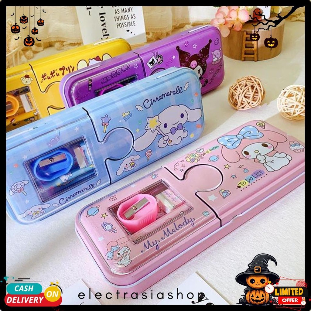 

Sao - S6003 Kotak Pensil Sanrio Bening 2 Tingkat / Kotak Pensil Sanrio / Kotak Pensil Magnet / Kotak Pensil Anak / Kotak Pensil Flash Sale! Diskon Hingga 70%