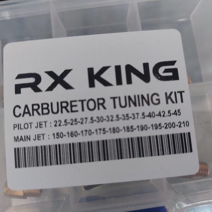 Paket spuyer pilot jet main jet lengkap Karbu Rx king dan Fizr