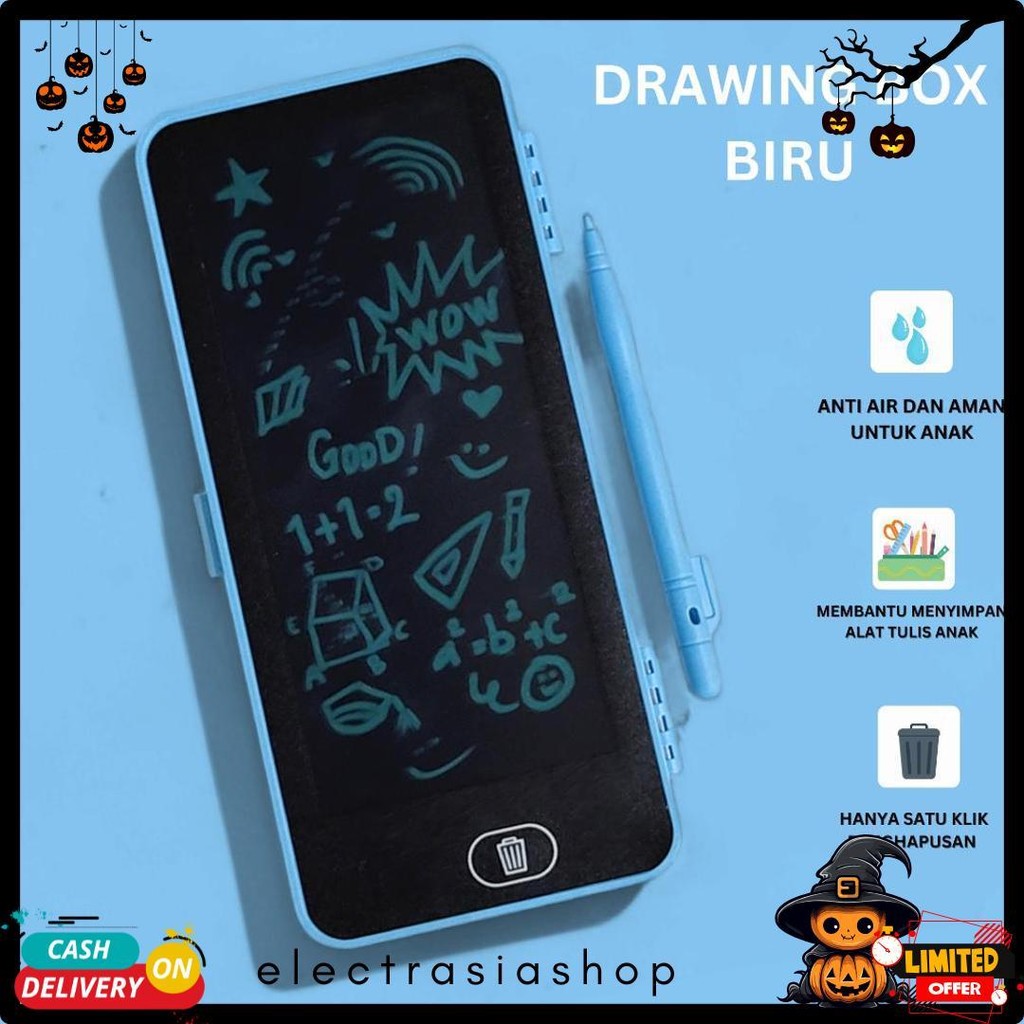 

Drawing Box Kotak Pensil Dan Papan Coret Kreatif Anak Dengan Digital Pad Edukasi Terlaris! Produk Ini Banyak Dicari