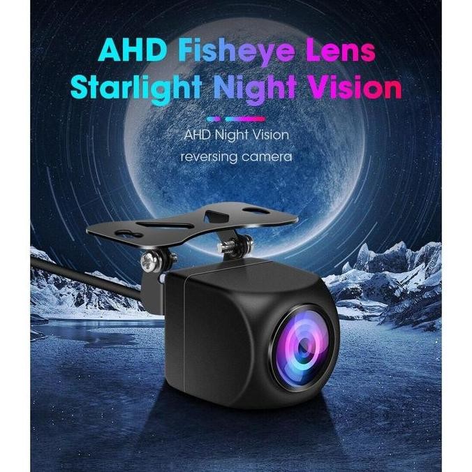ready stock MONQIQI Kamera Belakang Mundur AHD Mobil Kamera Spion Mobil 720P Kamera Belakang HD 170 