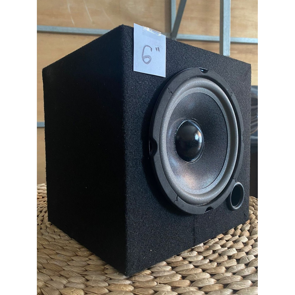 Box speaker kotak 6" in inchi inches bok spiker woofer subwoofer sound system pasif kosong