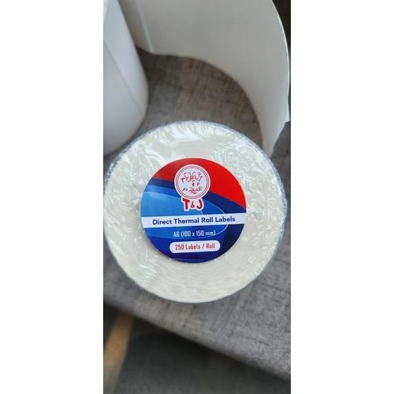 

siap kirim] label thermal resi online 10 x 15 cm ( 100 x 150 ) isi 250 tempel butterfly