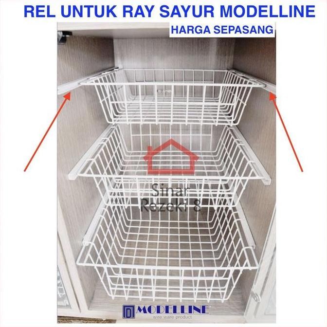REL Rak Sayur Modelline B45 / Dapur Basket Keranjang Panci Makanan LM