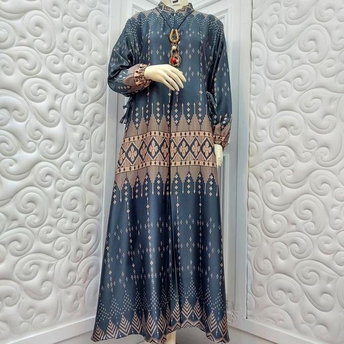 DRES GAMIS SILK PREMIUN motif terbaru
