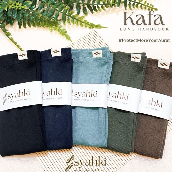 Kafa Long Handso Manset Tangan Panjang Rib By Syahki Attire Moslem Syari