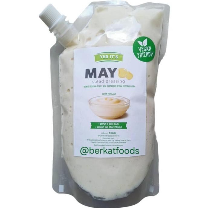 

><><><] Vegan Mayo Soya Salad Dressing Yes / Vegetarian Mayonaise / Mayonnaise Kedelai Tanpa Telur Dairy Bawang