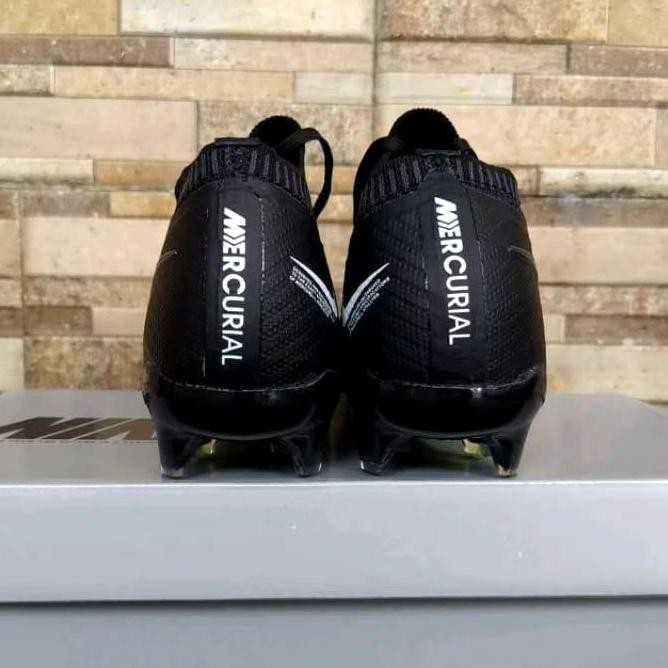Sepatu Bola Nike Mercurial Vapor15 Elite Black Fg - sepatu bola terlaris - sepatu bola nike - soccer