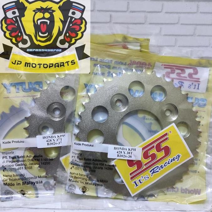 '' Gear Belakang Sss 428 Kph 36 37 38 39 40 Karisma Supra X 125 Blade Gsx ''