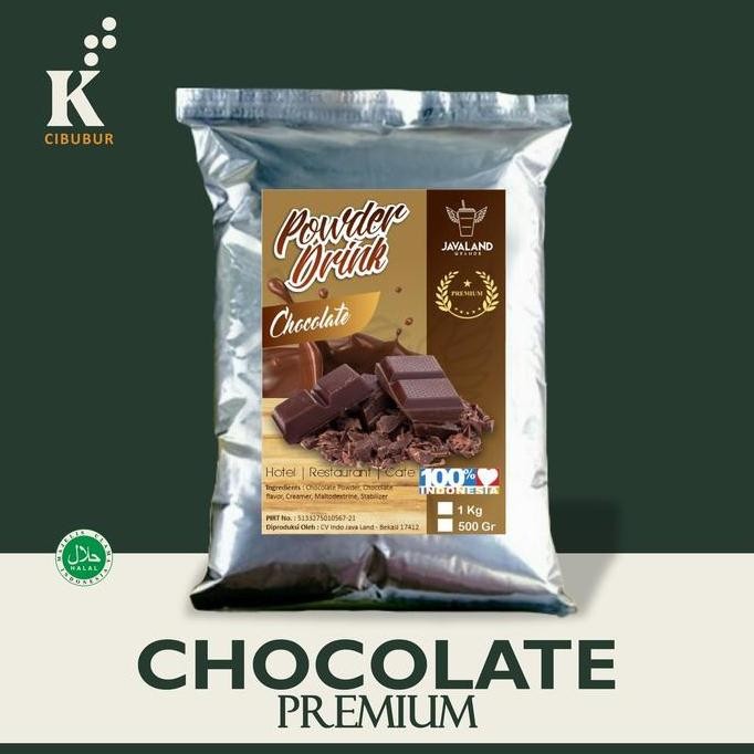 

Chocolate Premium Bubuk Minuman Javaland 1kg - Serbuk Cokelat Susu Termurah