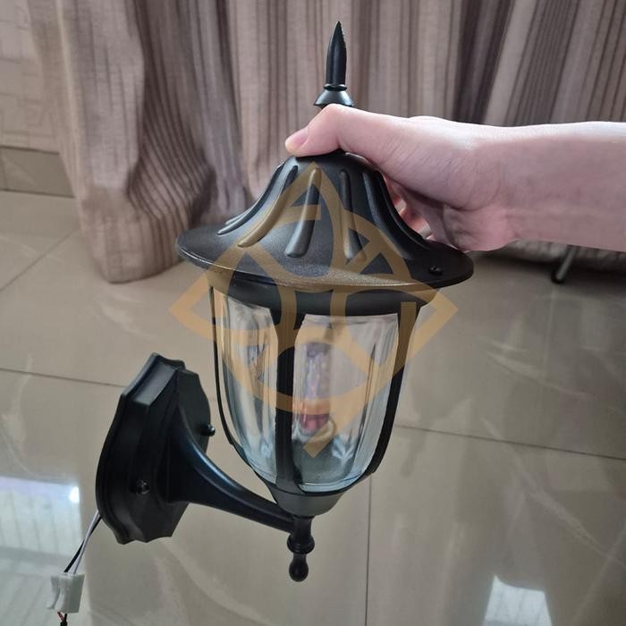 [Cod ] Lampu Dinding Klasik Besi Hias Dekorasi Dinding Outdoor Teras Taman Tahan Air Hujan Terlaris 