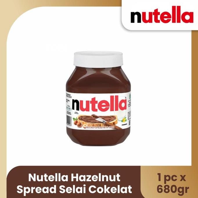 

Nutella Hazelnut Spread 680gr Selai Cokelat Kacang Hazelnut Original Termurah
