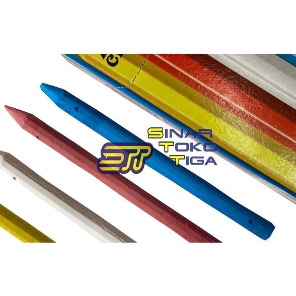 

Et-98 Per Kotak Kapur Model Pensil Penanda Bahan Kain Isi 12 Pcs 4 Warna Et-98