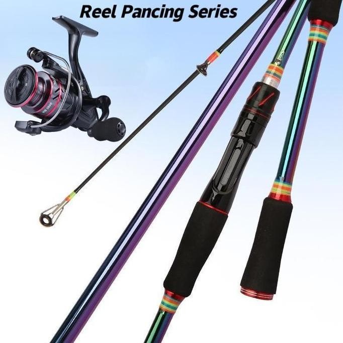 Set Joran Pancing 2.1M + Reel Spinning Lengkap Alat Pancing Air Tawar Laut Termurah