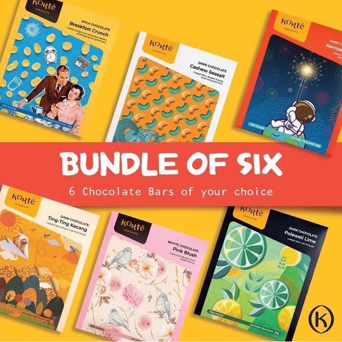 

Korte Chocolate Bundling Bars - Paket Cokelat Batangan Termurah