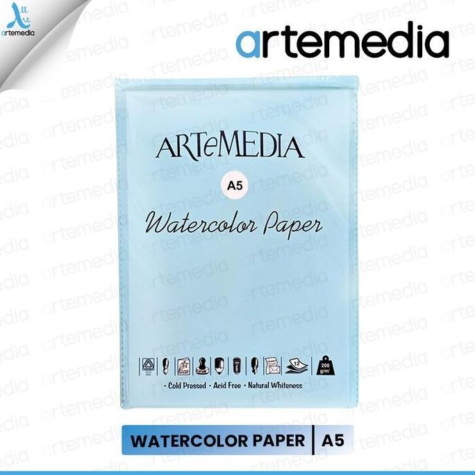 

Artemedia Watercolour Paper A5 - Alat Lukis - Kertas Cat Air