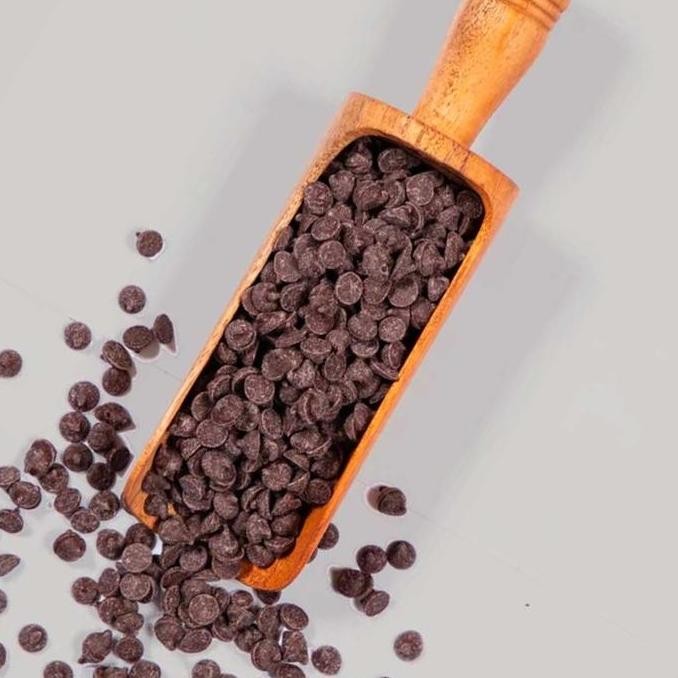 

Tulip Dark Chocolate Chips 500gr Choco Chips Ukuran 6mm Cokelat Chunk Termurah