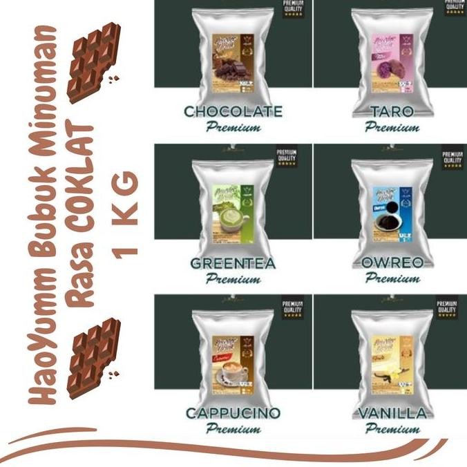 

[1 KG] HaoYumm Bubuk Minuman Cokelat Premium Minuman Serbuk Coklat Enak Termurah