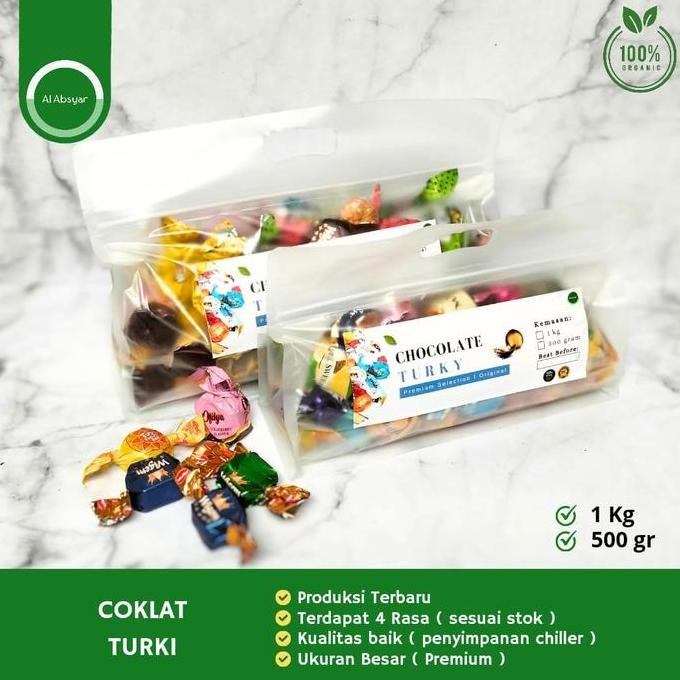 

Coklat Turki 1 kg Mix Coklat Arab Premium Oleh-Oleh Haji Umroh Original Termurah