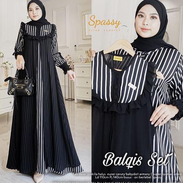GAMIS TERBARU 2022 BALQIS SET GAMIS BUSUI GAMIS KEKINIAN GAMIS MURAH