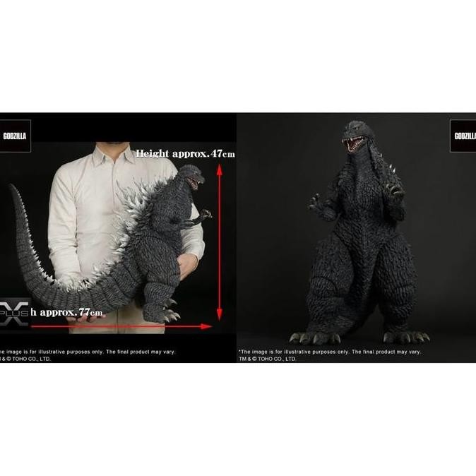 X PLUS 411 200354C GIGANTIC SERIES GODZILLA 2002