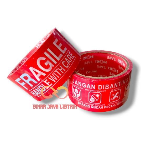 

Lakban Fragile Merah 4 In 1 Murah 48 X 50 Yard |