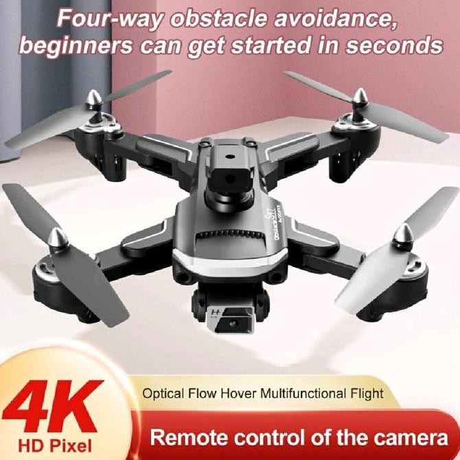 Promo Cuma  Hari ini drone jarak jauh 10 km 2022 | Drone K7 -s97-gd102 Dual Camera 4K fpv Optical fl