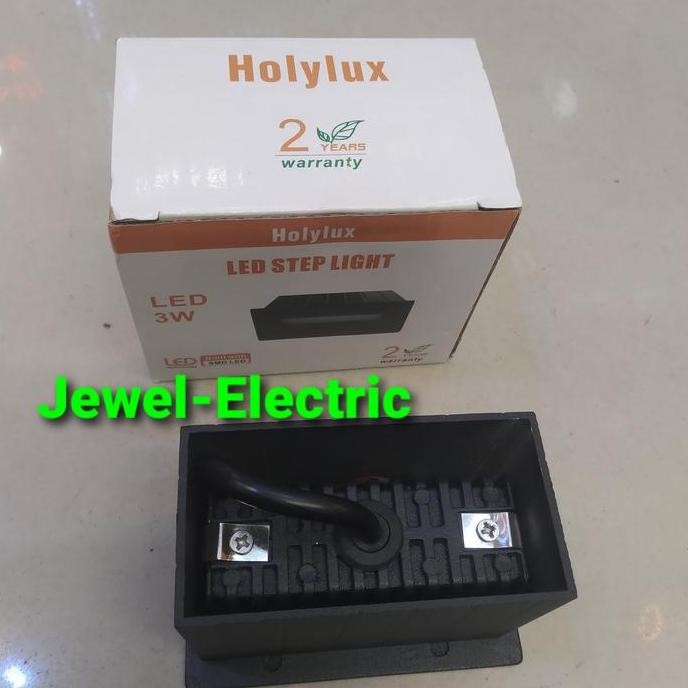 Lampu tangga/Lampu dinding tanam/Lampu Tanam Tangga 3W 3watt Holylux