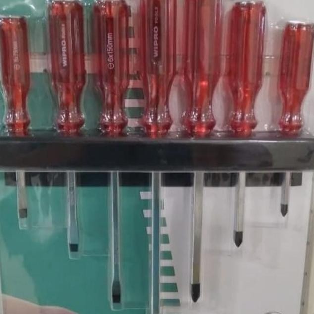 *****] obeng tembus set 7 pcs wipro wps161 / obeng getok wipro set / obeng