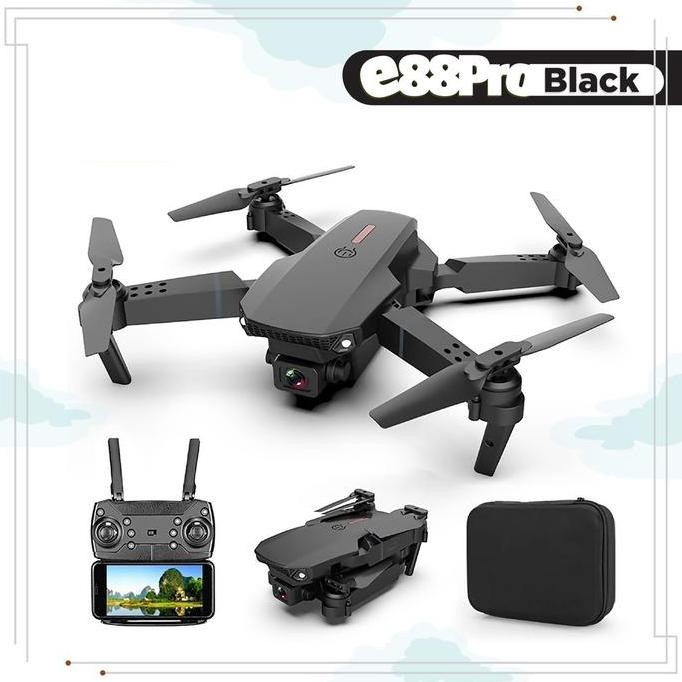Drone E88pro 4K UltraHD CAMERA Foldable Drone Lipat Single Camera