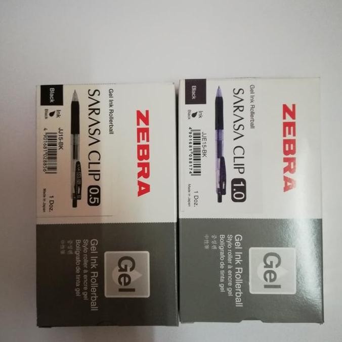 

tersedia pulpen gel zebra sarasa 0.5mm original
