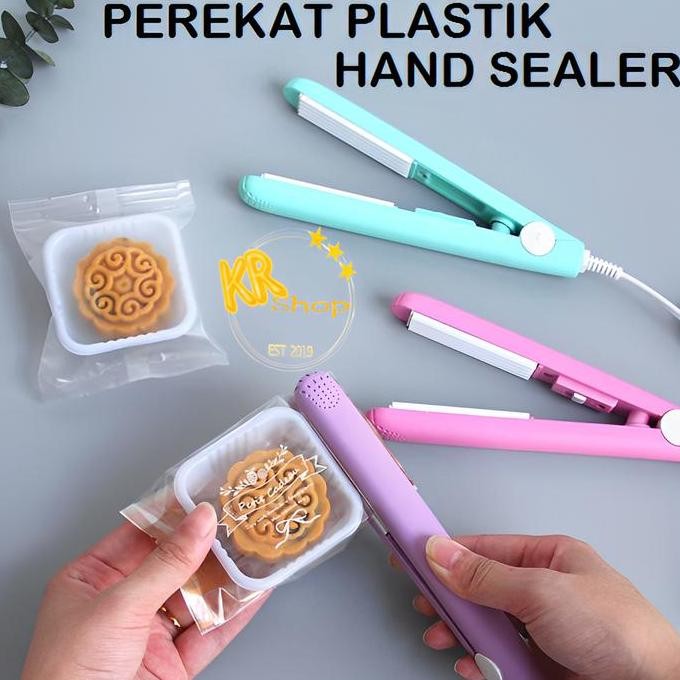 Kartika Hand Sealer Perekat Pembungkus Plastik Mini Alat Press Plastik Sealing Portable Machine 20W 