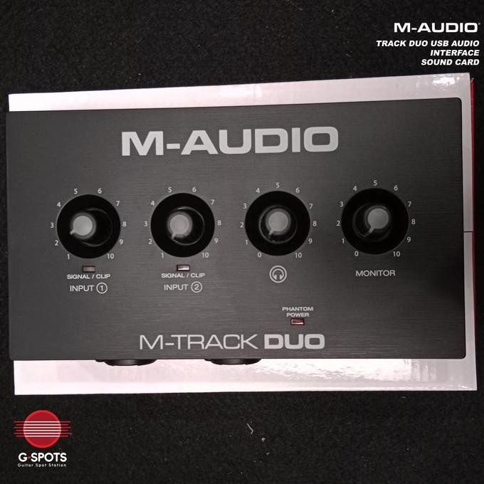 Hits M-Audio M-Track Duo Usb Audio Interface Sound Card
