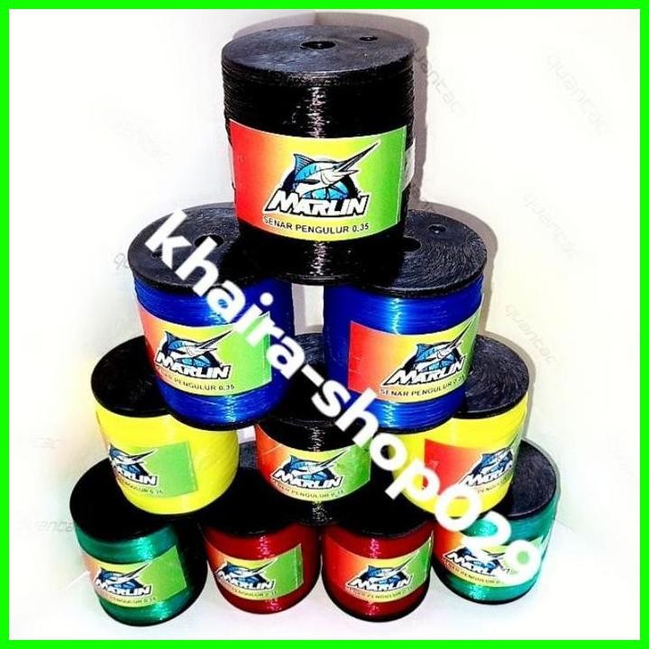 100% Kenur Marlin/ Senar Pengulur Lsk Layangan 0.35