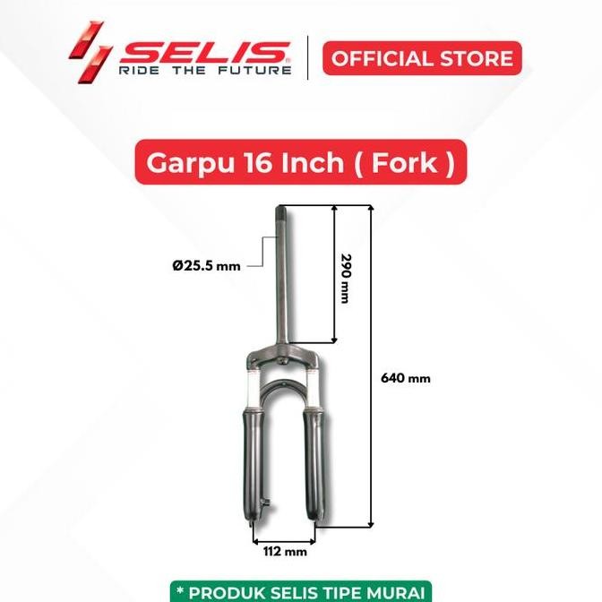 Selis - Garpu Sepeda Motor Listrik Universal ( Fork ) Kualitas Terbaik Harga Termurah