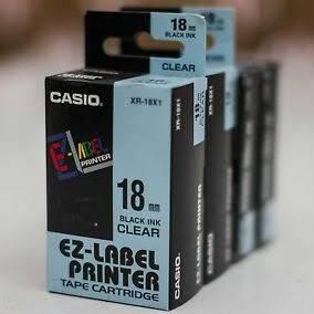 

EZ LABEL TAPE PRINTER CASIO 18 MM ORIGINAL DAN TERPERCAYA