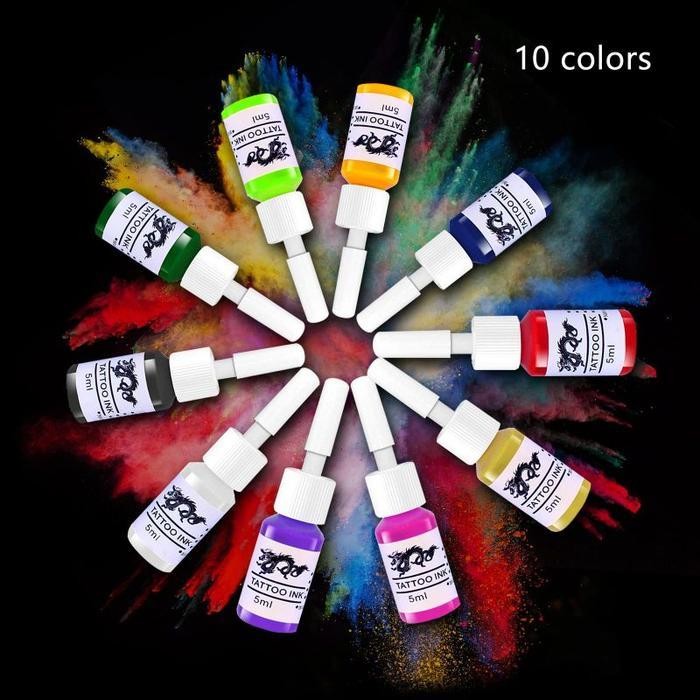 Mesin Tato Full Set Tattoo Pen Machine Alat Tato Pen Original Dan Terpercaya