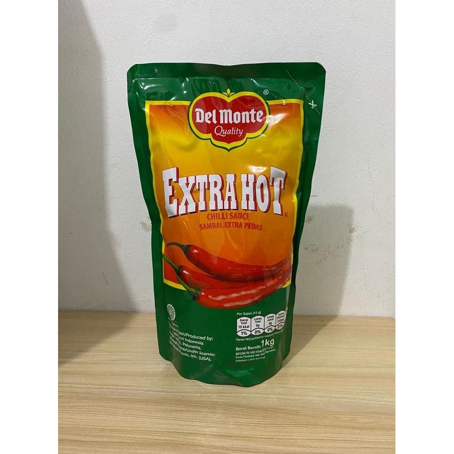 

Delmonte Saos Saus SAMBAL (Chili Sauce) / TOMAT 1 kg REFILL BS